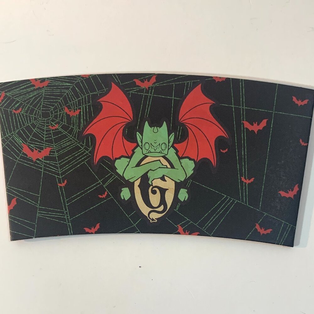 Gideon's Bakehouse Spookhouse Gargoyle Coffee Sleeve Disney Springs